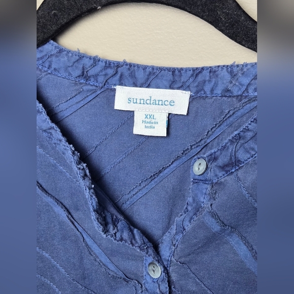 Sundance Minimalist Elevated Basic Boho Peasant Tunic, XXL - Picture 3 of 3